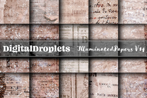 Illuminated Papers Vol. 14 | Vintage & Glitter Collection