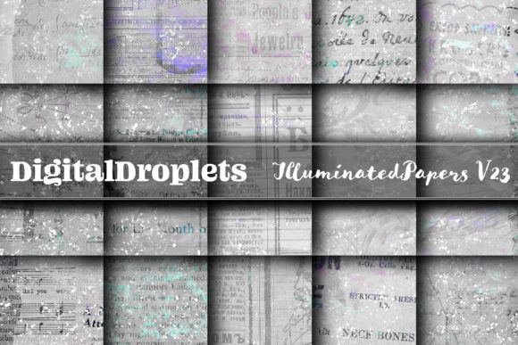 Illuminated Papers Vol. 23: Vintage Textures with a Glittering Edge