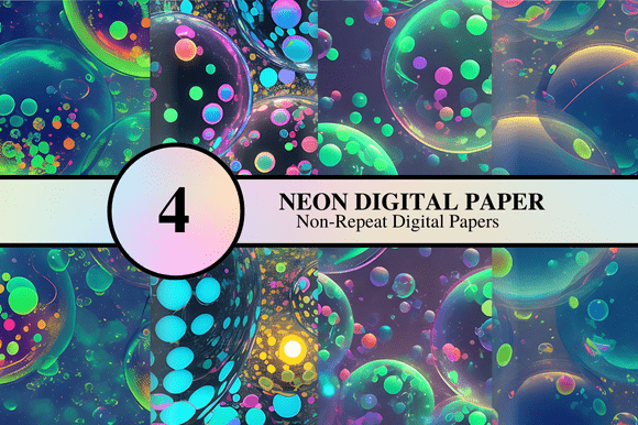 Neon Digital Paper: Vibrant Textures for Modern Design