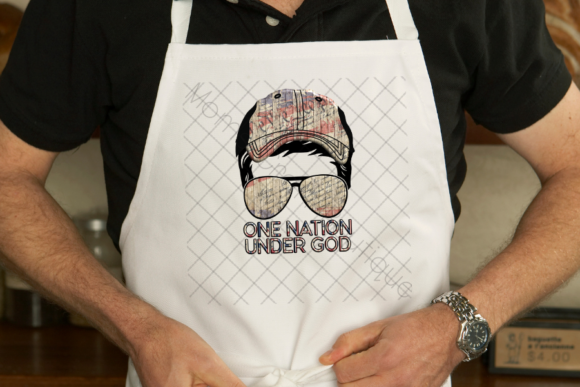 Patriotic Sublimation Design for Dad: One Nation Under God