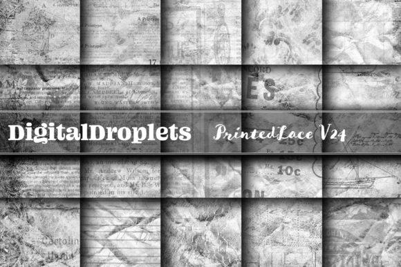 Printed Lace Vol. 24 | Vintage Paper Collection